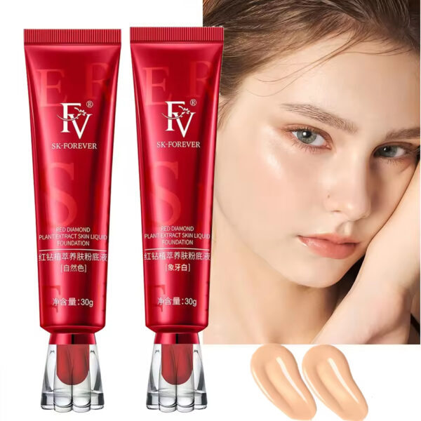 SK-Forever Red Diamond Liquid Foundation Full Coverage Long-Lasting Makeup Base 30g