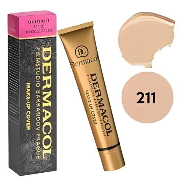 Dermacol Make-Up Cover Foundation SPF 30 – Full Coverage Waterproof Concealing Foundation